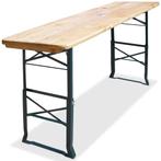 Biertent tafel 170x50x75-105cm in hoogte verstelbaar, Caravans en Kamperen, Nieuw