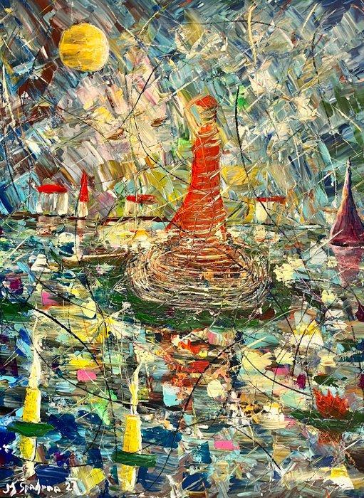 Miroslav Spadrna (Pintorcheco) - déjà vu -NO Reserve, Antiek en Kunst, Kunst | Schilderijen | Modern