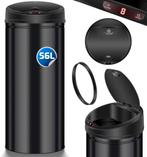 KESSER® Sensor Prullenbak - Afvalbak - Vuilnisbak - 56L - Zw, Verzenden, Zo goed als nieuw