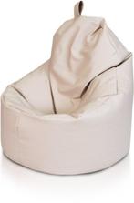 Zitzak fauteuil beige - zitkussen relaxkussen - gevuld -..., Ophalen of Verzenden, Nieuw