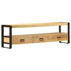 vidaXL Tv-meubel 150x30x45 cm massief mangohout, Huis en Inrichting, Kasten | Televisiemeubels, 100 tot 150 cm, Verzenden, Nieuw