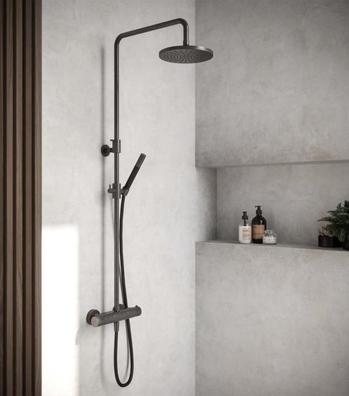 Doucheset Hotbath Cobber Met Ronde Handdouche Chroom, Doe-het-zelf en Verbouw, Sanitair, Kraan, Nieuw, Chroom, Ophalen of Verzenden