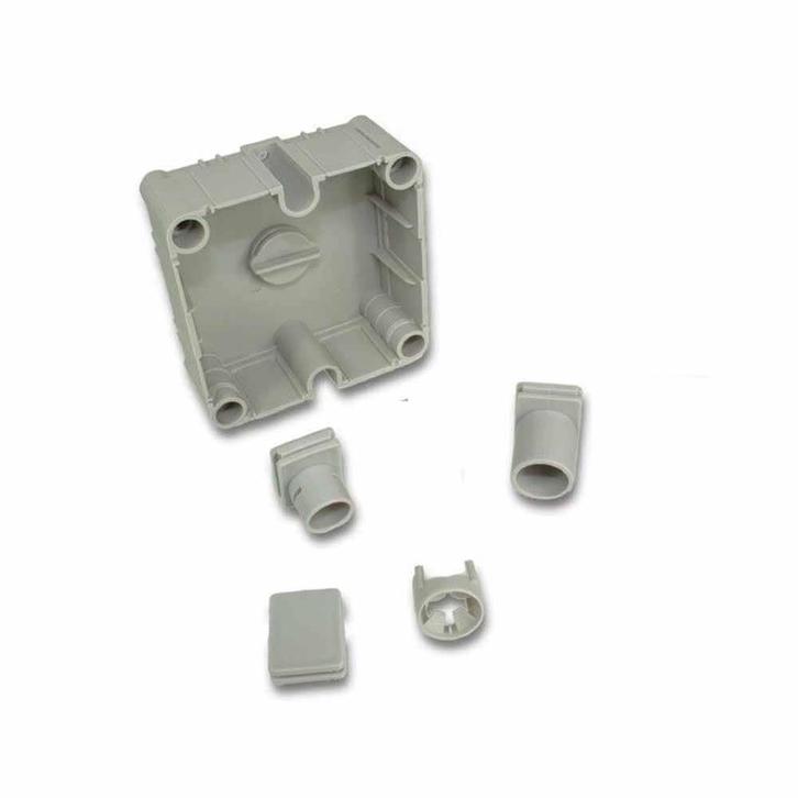 Power onderbak kabeldoos incl, inzetstukken 100x100mm, Doe-het-zelf en Verbouw, Elektra en Kabels, Ophalen of Verzenden