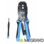 Equip 12940907101 kabel krimper Krimptang Zwart, Blauw, Verzenden, Nieuw