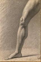 Augusto Licata (1851-1942) - Studio di gamba - studio di