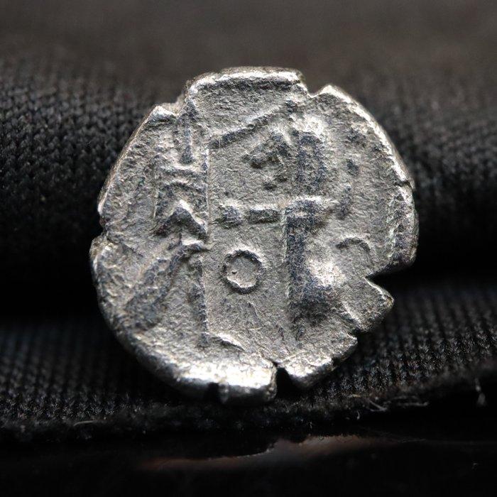 Fenicisch Zilver Fenicië, Sidon. Baalšillem II. 1/16 shekel, Antiek en Kunst, Antiek | Overige Antiek