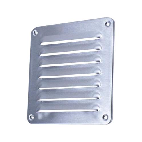 Schoepenrooster opbouw 155 x 155mm - *RVS 304* (1-1616I), Doe-het-zelf en Verbouw, Ventilatie en Afzuiging, Nieuw, Verzenden