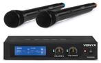 Vonyx WM522 draadloze microfoonset 2-kanaals VHF, Muziek en Instrumenten, Microfoons, Nieuw, Verzenden