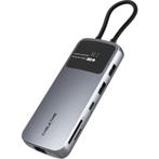 Cabletime – 8K - 10 in 1 Multi USB-C Hub adapter - HDMI - DP, Computers en Software, Dockingstations, Laptop, Nieuw, Ophalen of Verzenden