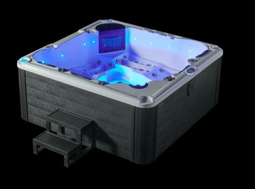 Supreme Spa Porto • 5 personen • afm. 220 x 220 • 64 jets, Tuin en Terras, Bubbelbaden en Hottubs, Vast, Nieuw, Afdekzeil, Grondzeil