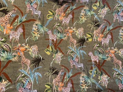 San Leucio - Prachtig etnisch-chic aquarelpaneel met, Antiek en Kunst, Antiek | Kleden en Textiel