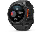 Garmin fnix 8, 51mm, RVS body, Gorilla Glass, Grijs (Zwart), Verzenden, Nieuw