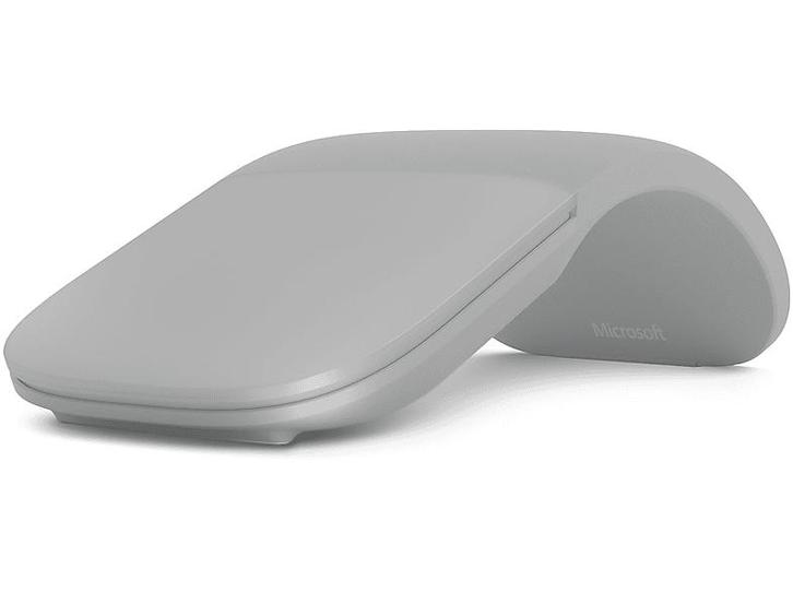 Microsoft -  Surface Arc  - Grijs, Computers en Software, Muizen, Draadloos, Nieuw, Muis, Verzenden