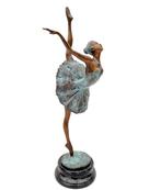 sculptuur, Ballerina - 48 cm - Brons, Marmer