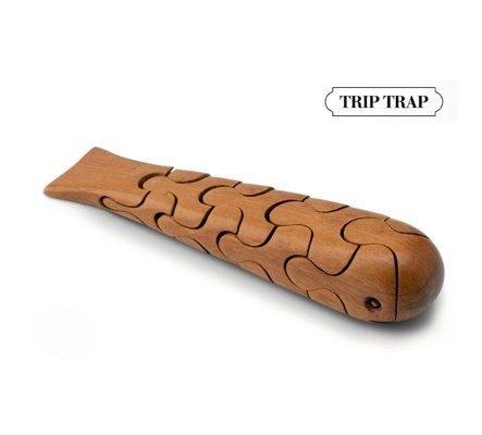 Trip Trap - Figuur - Puzzel Walvis figuur - Teak, Antiek en Kunst, Antiek | Meubels | Stoelen en Banken