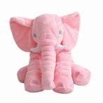 Grote knuffel olifant - pluche knuffel kussen - roze, Ophalen of Verzenden, Nieuw