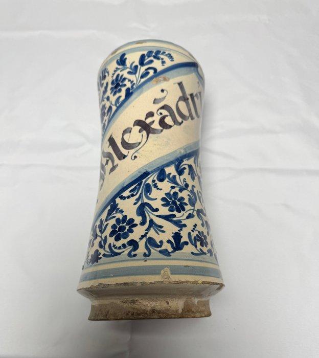 Apothekerspot / Albarello - Aardewerk - Rare Albarello, Antiek en Kunst, Antiek | Glas en Kristal