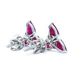 Zonder Minimumprijs - Oorstekers Platina - 2.74ct. tw., Sieraden, Tassen en Uiterlijk, Antieke sieraden