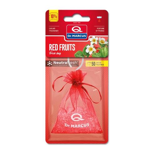 Dr. Marcus Red Fruits Fresh bag luchtverfrisser met, Auto diversen, Auto-accessoires, Ophalen of Verzenden