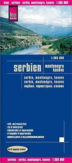 Wegenkaart - Landkaart Servie Montenegro Kosovo - World, Boeken, Nieuw, Verzenden
