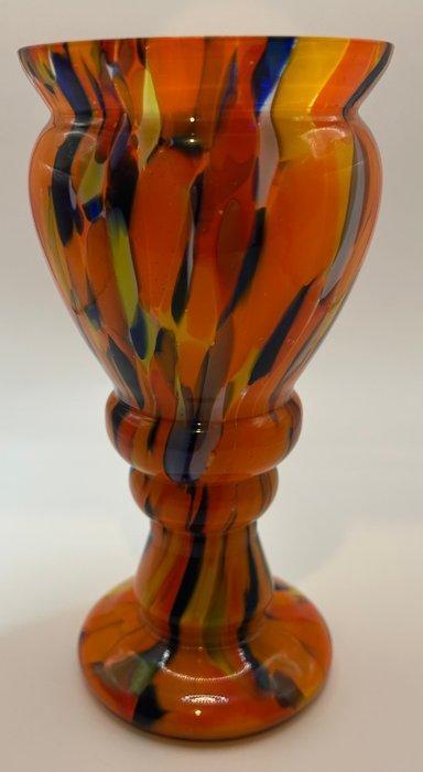 Kralik - Vaas - Spatterglas - Spatterglas vaas, Antiek en Kunst, Antiek | Glas en Kristal