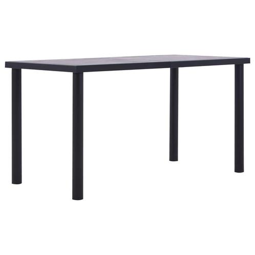 Zwarte Eettafel 140cm - Retourdeal - Stijlvol & Goedkoop!, Huis en Inrichting, Tafels | Eettafels, 50 tot 100 cm, 100 tot 150 cm