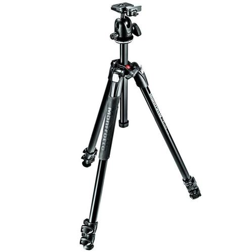 Manfrotto MK290XTA3-BH Aluminium Statiefkit - | Outlet model, Audio, Tv en Foto, Fotografie | Statieven en Balhoofden, Gebruikt