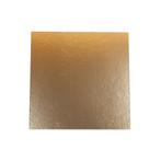Taartkarton Vierkant Goud/Zwart 20x20cm per stuk, Verzenden, Nieuw