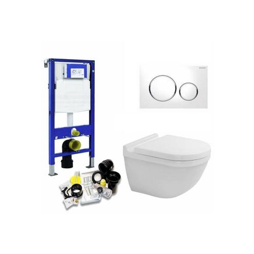 Up320 Toiletset 25 Duravit Starck 3.0 Met Bril En Drukplaat, Doe-het-zelf en Verbouw, Sanitair, Ophalen of Verzenden