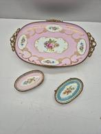 Decoratief dienblad (3) - Limoges - Frankrijk - vergulde, Antiek en Kunst, Antiek | Glas en Kristal