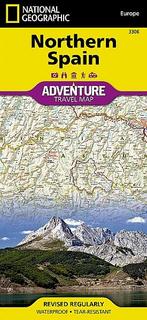 Wegenkaart - Landkaart Noord Spanje - Adventure Map National, Boeken, Atlassen en Landkaarten, Nieuw, Verzenden