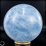 Natuurlijke blauwe calcietkogel uit Madagaskar – Zachte