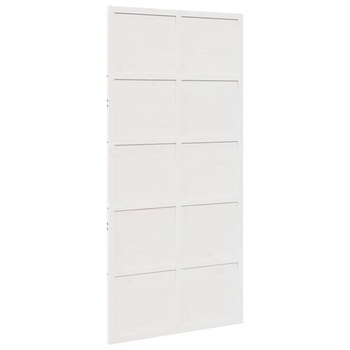 Massief Grenen Schuifdeur Wit | OP = OP | Doe-het-zelvers, Doe-het-zelf en Verbouw, Deuren en Horren, Schuifdeur, Nieuw, Hout