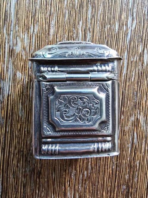 Lodereindoosje - Zilver, Antiek en Kunst, Antiek | Goud en Zilver