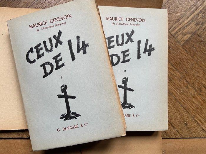 (Signé) Maurice Genevoix - Ceux de 14 - 1953, Antiek en Kunst, Antiek | Boeken en Bijbels