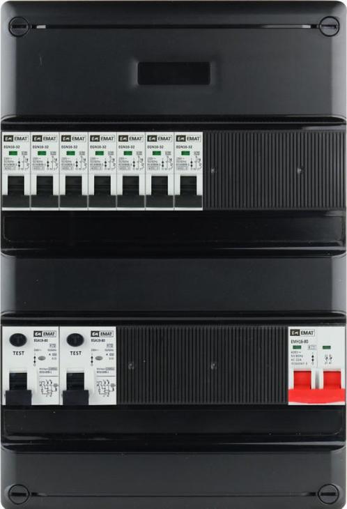 EMAT Eaton groepenkast 7 groepen 1 fase 220x330 (BxH), Doe-het-zelf en Verbouw, Elektra en Kabels, Verzenden