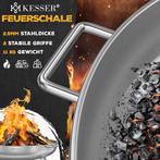 KESSER® Vuurschaal - Vuurkorf - Ø80cm - Zilver, Verzenden, Zo goed als nieuw
