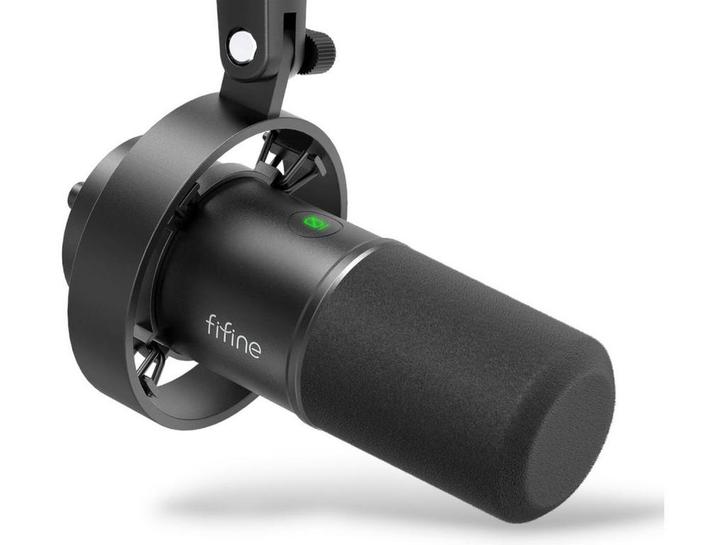 FIFINE K688 - USB / XLR - Dynamische Microfoon - Dempknop -, Computers en Software, Overige Computers en Software, Nieuw, Verzenden