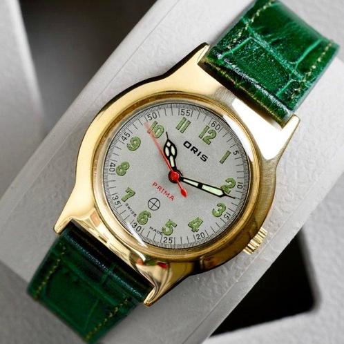 Oris - Prima Big Crown Military Dial - Zonder Minimumprijs, Sieraden, Tassen en Uiterlijk, Horloges | Heren