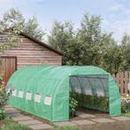 TRUUSK Outsunny Foliengewächshaus Polytunnel 6x3x2m mit UV-S, Verzenden, Nieuw
