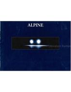 1993 ALPINE A610 TURBO BROCHURE ITALIAANS, Nieuw, Author
