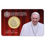 Vaticaan 1 Euro 2022 BU Coincard, Postzegels en Munten, Munten | Europa | Euromunten, Verzenden