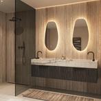 HIPP Design Phantom Organische LED spiegel - 45 x 90 cm -, Huis en Inrichting, Woonaccessoires | Spiegels, Ophalen of Verzenden