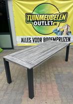 Teakhout tuintafel antraciet poten, Ophalen, Zo goed als nieuw, Rechthoekig, Teakhout