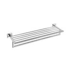 Dubbele Handdoekhouder Sapho X-Square Hangend met, Ophalen of Verzenden, Nieuw, Chroom, Bad