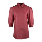 Estseven • leren blouse Estpoppy • S, Kleding | Dames, Verzenden, Nieuw, Est'seven, Roze