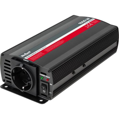 Rebel Omvormer - Spanningsomvormer - 12V DC naar 230V AC -, Doe-het-zelf en Verbouw, Zonnepanelen en Toebehoren, Nieuw, Verzenden