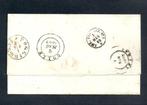 Italiaanse oude staten - Sardinië 1862 - Brief uit Pescia 1, Postzegels en Munten, Gestempeld