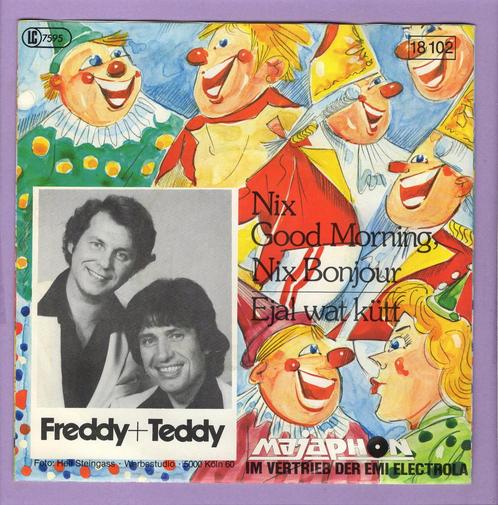Freddy + Teddy – Nix Good Morning, Nix Bonjour / Ejal W..., Cd's en Dvd's, Vinyl Singles, Verzenden