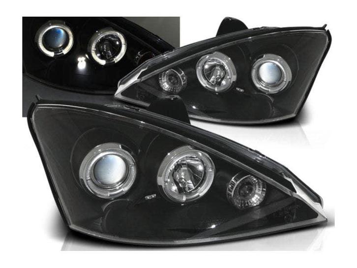 Angel Eyes koplampen Black geschikt voor Ford Focus, Auto-onderdelen, Verlichting, Nieuw, Ford, Verzenden